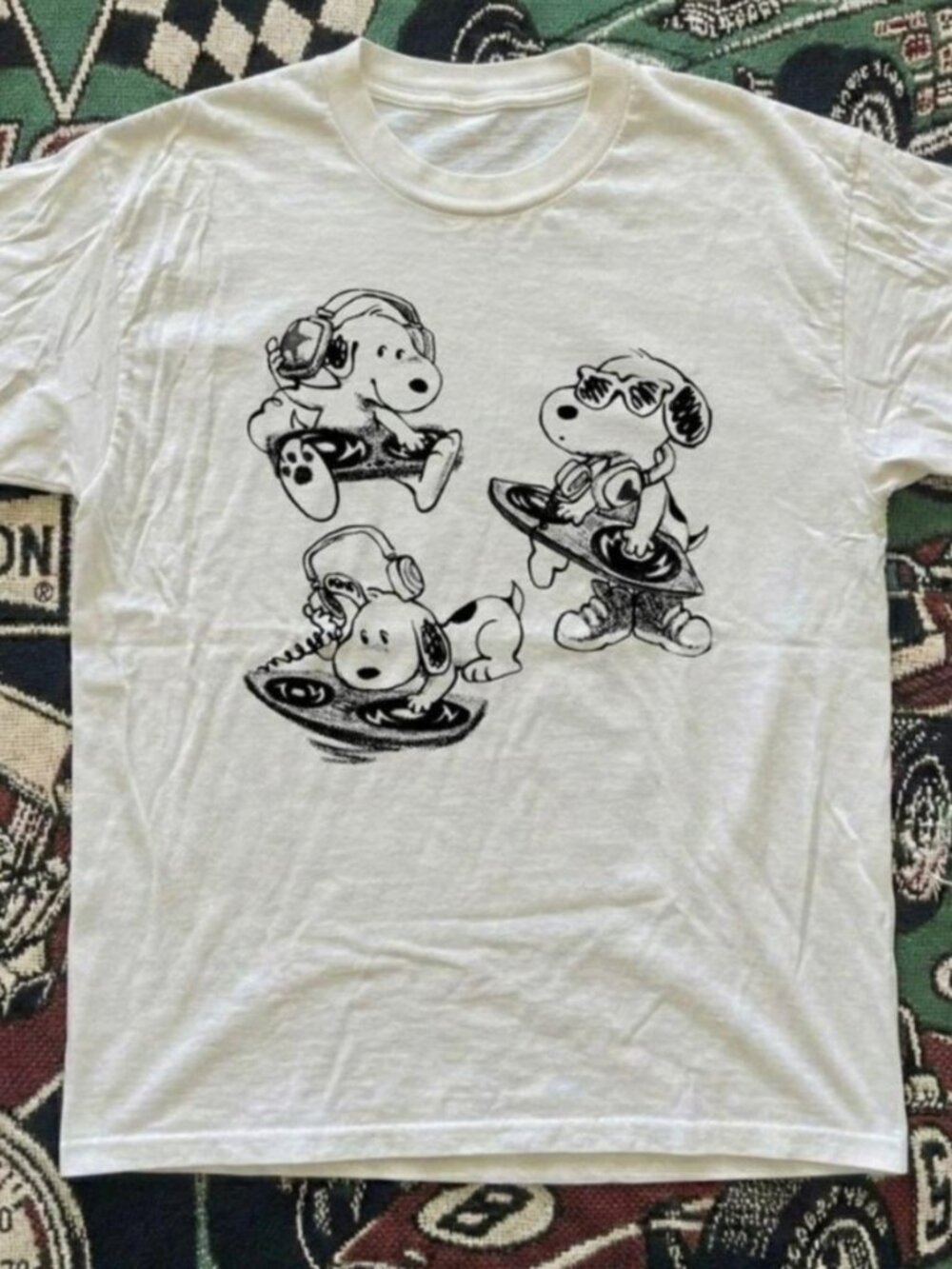 Dj Snoopy white T-shirt